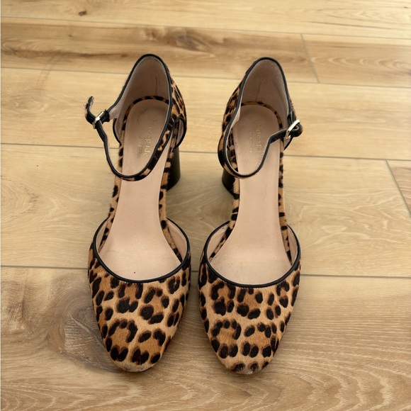 kate spade Shoes - Kate Spade Serene Ankle-Strap Pump Leopard - Size 9